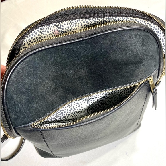 Backpack Black Classic partly suede Bag - Picture 6 of 17